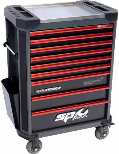 GEREEDSCHAPSET 230ST - TECH SERIES ROLLERCABINET - 9 LADES